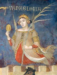 Allegory of Bad Government, Vainglory (detail)