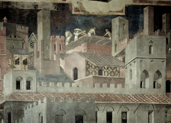 Effects of Good Government in the City (detail)