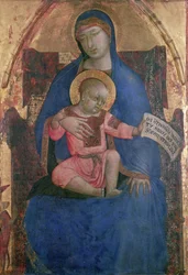 Virgin and Child Enthroned
