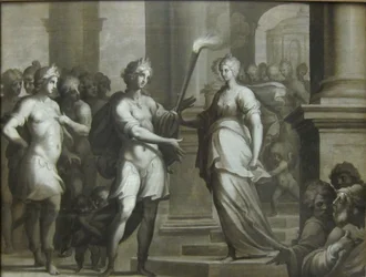 Théagène Receives the Torch from the Hands of Chariclée