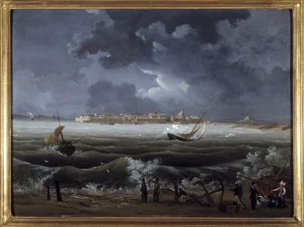 Saint Malo by Louis Garneray, circa 1820