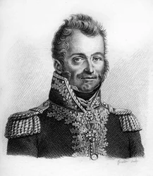Jean François Rome, General de Brigade - in Portraits des généraux français en suite des victoires et conquêtes des Français. Engraved by Ambroise Tardieu in 1818. Stella Collection