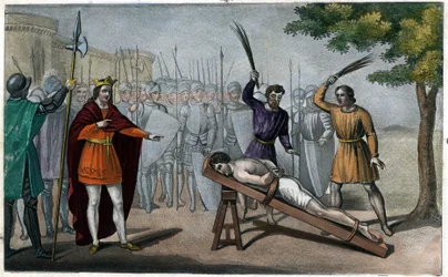 Lord Bodillon is Whipped after Complaining about Childeric II