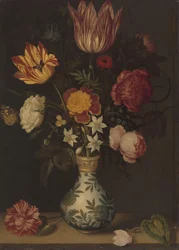Still Life with Flowers in a Wan-li Vase