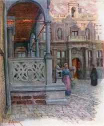 Peristyle of Town Hall and Palais de Justice, Furnes