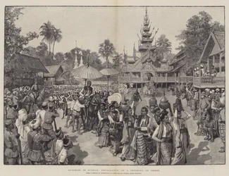 Buddhism in Burmah, Installation of a Phoongye or Priest