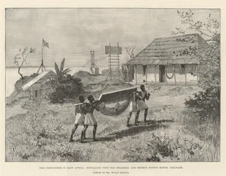 The Portuguese in East Africa, Signaling Post for Steamers and Senhor Pinto