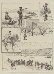 The Rebellion in the North West Territory of Canada, Canadian Militia at Clark