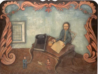 At the Writing Table