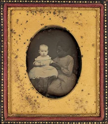 Portrait of a Child and Young Woman