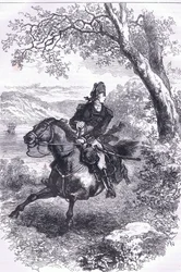 Escape of Benedict Arnold, illustration from Cassells History of the United States