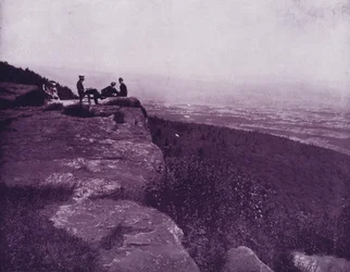 Prospect from the Summit of White Mountains, New Hampshire