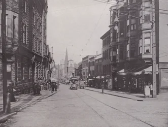 Providence, Rhode Island: Westminster Street East from the Cathedral