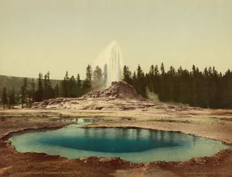 Castle Geyser, Yellowstone National Park, c. 1898