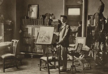 Ernest Seton-Thompson, His Studio in New York