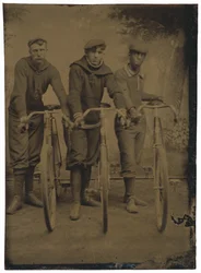 Marshall Walters "Major" Taylor and Bicycle Racers, c. 1899