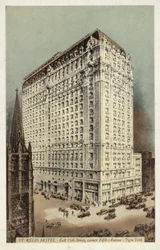St Regis Hotel, East 55th Street and Corner of 5th Avenue, New York City, USA