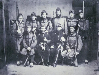 The Charleston Zouave Cadets of the Confederate Army