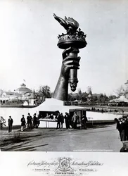 The Hand and Torch of the Statue of Liberty, 1876