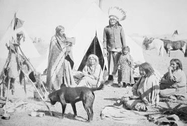 The Sioux Reservation at Pine Ridge, South Dakota