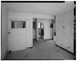 Typical 2-bedroom apartment with laundry hookup, Techwood Homes, Building No. 6, Atlanta, Fulton County, GA