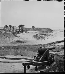 View Eastward from Abandoned Fort Moultrie, Charleston Harbor, South Carolina, April 1865