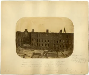 Western Barracks and Parade, Battle of Fort Sumter, 15th April 1861