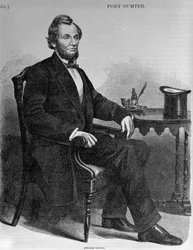 Abraham Lincoln, from Harpers Pictorial History of the Civil War
