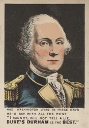 Advertisement for Duke of Durham tobacco