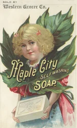 Advertisement for Maple City Self Washing Soap, c.1880