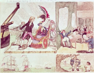 An Old Philosopher Teaching His Mad Son Economical Projects, c.1807