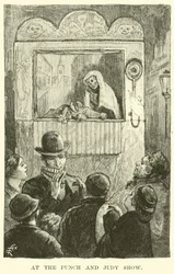 At the Punch and Judy Show