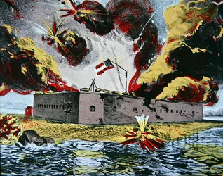 Bombardment of Fort Pulaski, Cockspur Island, Georgia