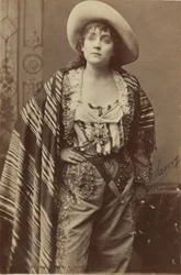 Cabinet Card Image of Actor Adah Isaacs Menken