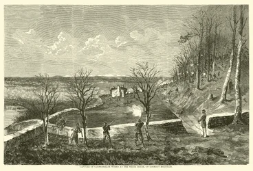 Capture of Confederate Works at the White House, on Lookout Mountain, November 1863