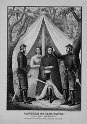 Capture of Jeff. Davis (Puss in boots! What boots it?)
