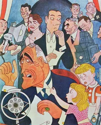 Cartoon comment on President Roosevelt