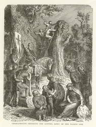 Charlemagne Ordering the Cutting Down of the Sacred Oak