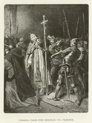 Colonna Takes Pope Boniface VIII Prisoner