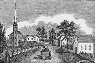 Congregational and Episcopal Churches, East Haven, from 