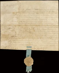 Engrossed Proclamation Granting the Freedom of the City to John Jay