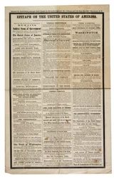Epitaph on the United States Of America, c.1861