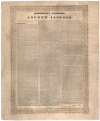 Farewell address of Andrew Jackson, 1837