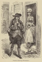 Franklin Entering Philadelphia