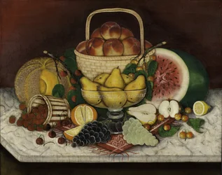 Fruit on Marble, 1865