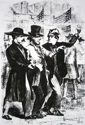 Getting a Voter Drunk in Order to Influence His Vote in the Election of 1864