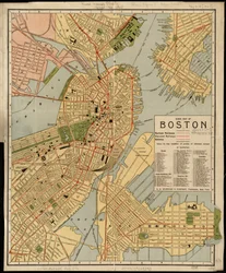 Guide Map of Boston