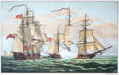 HMS Shannon vs the American Chesapeake in 1813 during the War of 1812