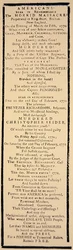 Handbill Commenting on the Acquittal of Captain Preston and Six Soldiers After Their Trial in October 1771