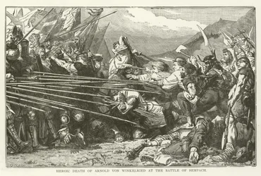 Heroic Death of Arnold von Winkelried at the Battle of Sempach